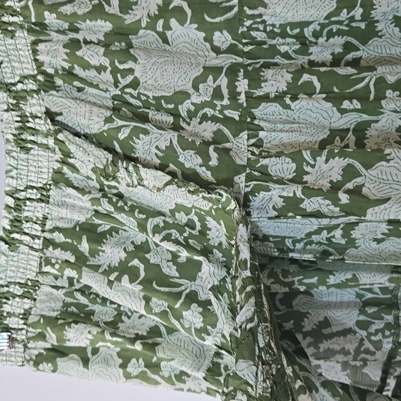 Maje Jitale‎ Floral Printed Ruffled Midi Skirt Size XL Cottagecore Travel Twee - Picture 10 of 16